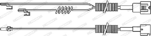Ferodo FAI100 - Contatto segnalazione, Usura past. freno / mat. d'attrito autozon.pro