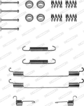 Ferodo FBA59 - Kit accessori, Ganasce freno autozon.pro