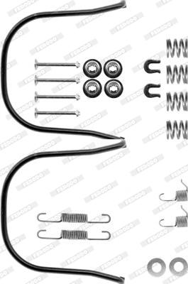 Ferodo FBA112 - Kit accessori, Ganasce freno autozon.pro