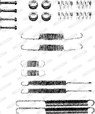 Ferodo FBA139 - Kit accessori, Ganasce freno autozon.pro