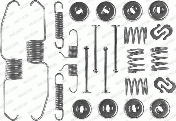 Ferodo FBA38 - Kit accessori, Ganasce freno autozon.pro