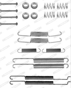 Ferodo FBA213 - Kit accessori, Ganasce freno autozon.pro