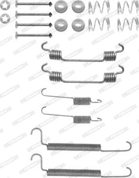 Ferodo FBA212 - Kit accessori, Ganasce freno autozon.pro