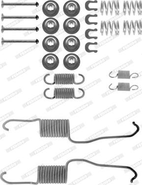 Ferodo FBA217 - Kit accessori, Ganasce freno autozon.pro