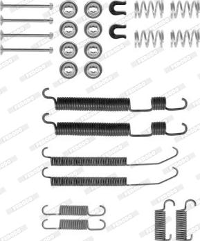 Ferodo FBA223 - Kit accessori, Ganasce freno autozon.pro