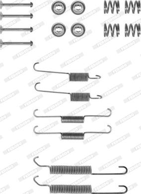 Ferodo FBA22 - Kit accessori, Ganasce freno autozon.pro