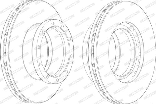 BENDIX 567108B - Discofreno autozon.pro