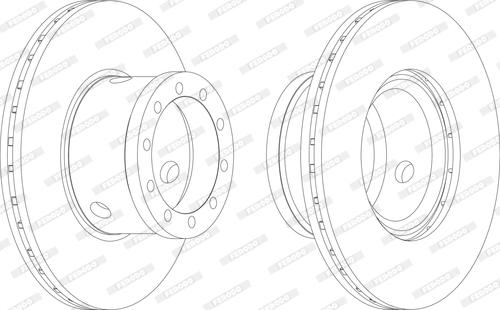 Ferodo FCR101A - Discofreno autozon.pro