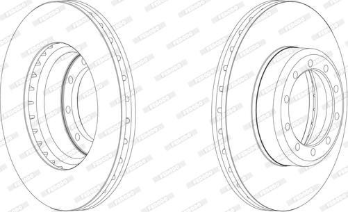 Ferodo FCR126A - Discofreno autozon.pro