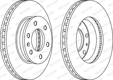 Ferodo FCR310C - Discofreno autozon.pro