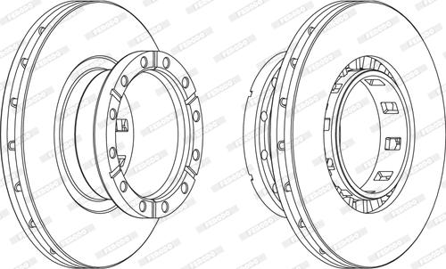 Ferodo FCR318A - Discofreno autozon.pro