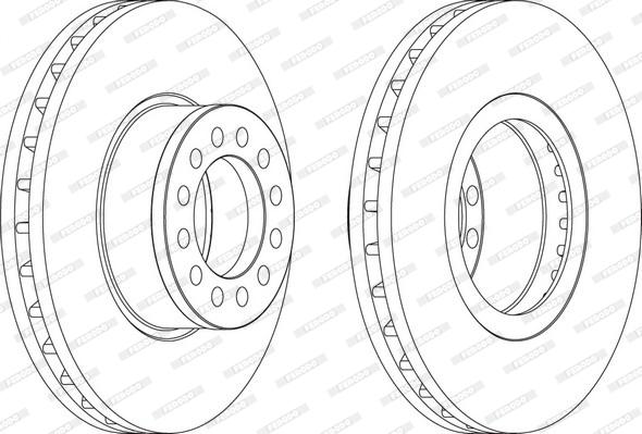 Ferodo FCR331A - Discofreno autozon.pro