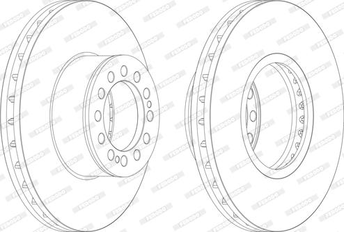 Ferodo FCR214A - Discofreno autozon.pro