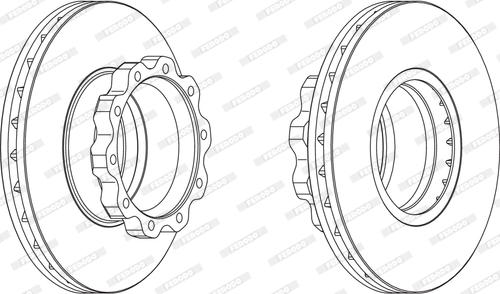 Ferodo FCR215A - Discofreno autozon.pro