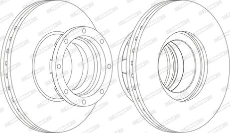 Ferodo FCR216A - Discofreno autozon.pro