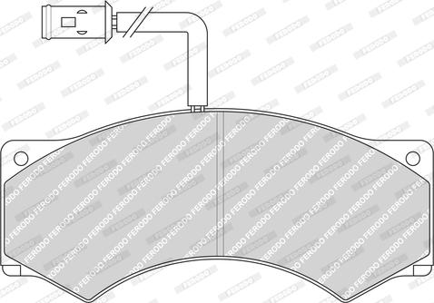 Ferodo FCV952 - Kit pastiglie freno, Freno a disco autozon.pro