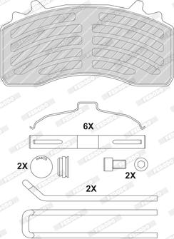 Ferodo FCV4419B - Kit pastiglie freno, Freno a disco autozon.pro