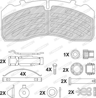 Ferodo FCV4726B - Kit pastiglie freno, Freno a disco autozon.pro