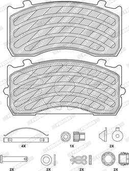 Ferodo FCV1277BFE - Kit pastiglie freno, Freno a disco autozon.pro