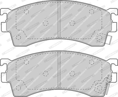 Ferodo FDB950-D - Kit pastiglie freno, Freno a disco autozon.pro