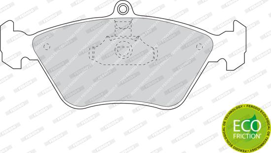 Ferodo FDB901 - Kit pastiglie freno, Freno a disco autozon.pro