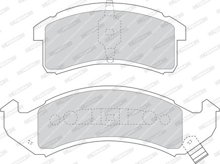 Ferodo FDB975 - Kit pastiglie freno, Freno a disco autozon.pro