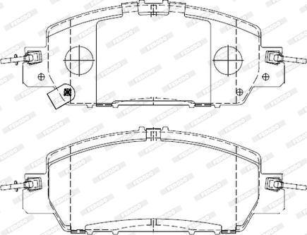 Ferodo FDB4961-D - Kit pastiglie freno, Freno a disco autozon.pro