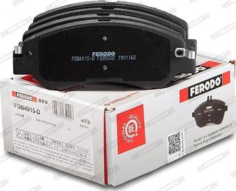 Ferodo FDB4915-D - Kit pastiglie freno, Freno a disco autozon.pro