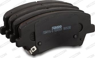 Ferodo FDB4916-D - Kit pastiglie freno, Freno a disco autozon.pro