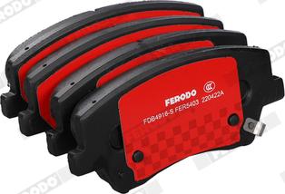 Ferodo FDB4916-S - Kit pastiglie freno, Freno a disco autozon.pro