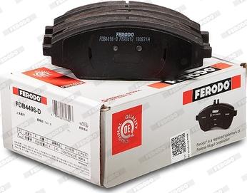 Ferodo FDB4496-D - Kit pastiglie freno, Freno a disco autozon.pro