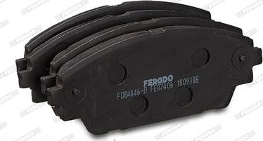 Ferodo FDB4446-D - Kit pastiglie freno, Freno a disco autozon.pro