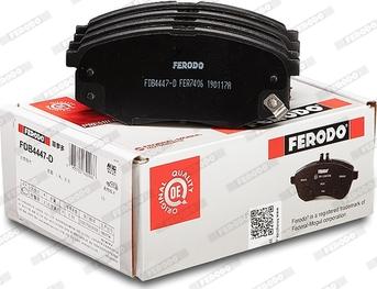 Ferodo FDB4447-D - Kit pastiglie freno, Freno a disco autozon.pro