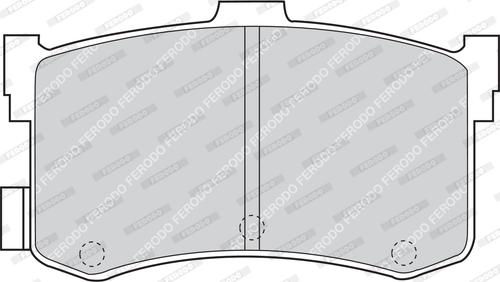Ferodo FDB444 - Kit pastiglie freno, Freno a disco autozon.pro