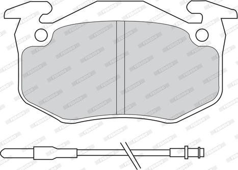 Ferodo FDB440D - Kit pastiglie freno, Freno a disco autozon.pro