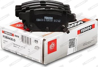 Ferodo FDB4430-D - Kit pastiglie freno, Freno a disco autozon.pro