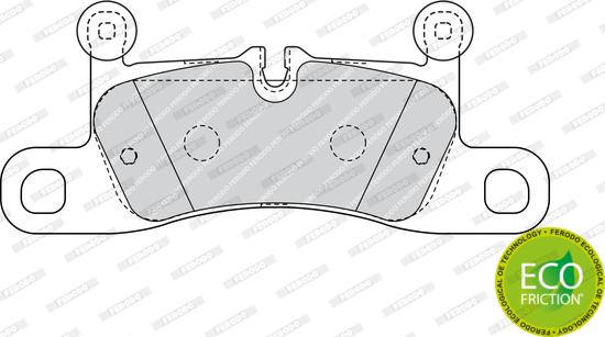 Ferodo FDB4424 - Kit pastiglie freno, Freno a disco autozon.pro