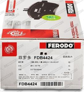 Ferodo FDB4424 - Kit pastiglie freno, Freno a disco autozon.pro