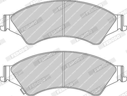 Ferodo FDB4475 - Kit pastiglie freno, Freno a disco autozon.pro