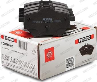 Ferodo FDB4680-D - Kit pastiglie freno, Freno a disco autozon.pro