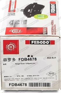 Ferodo FDB4678 - Kit pastiglie freno, Freno a disco autozon.pro