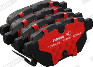 Ferodo FDB4042-S - Kit pastiglie freno, Freno a disco autozon.pro