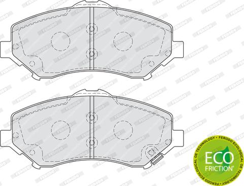 Ferodo FDB4074 - Kit pastiglie freno, Freno a disco autozon.pro