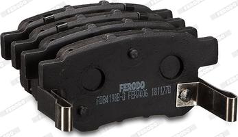 Ferodo FDB4198B-D - Kit pastiglie freno, Freno a disco autozon.pro