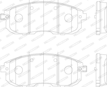 Ferodo FDB4148 - Kit pastiglie freno, Freno a disco autozon.pro
