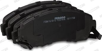 Ferodo FDB4161B-D - Kit pastiglie freno, Freno a disco autozon.pro