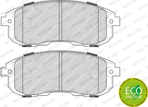 Ferodo FDB4112 - Kit pastiglie freno, Freno a disco autozon.pro