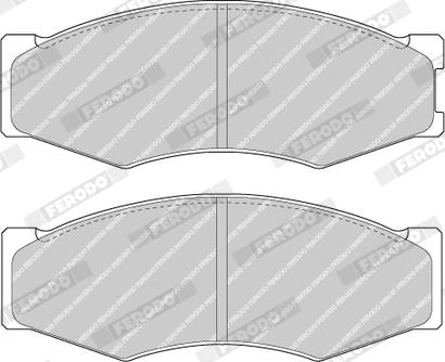 Ferodo FDB486 - Kit pastiglie freno, Freno a disco autozon.pro