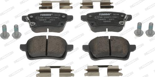 Ferodo FDB4879 - Kit pastiglie freno, Freno a disco autozon.pro