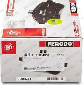 Ferodo FDB4351 - Kit pastiglie freno, Freno a disco autozon.pro